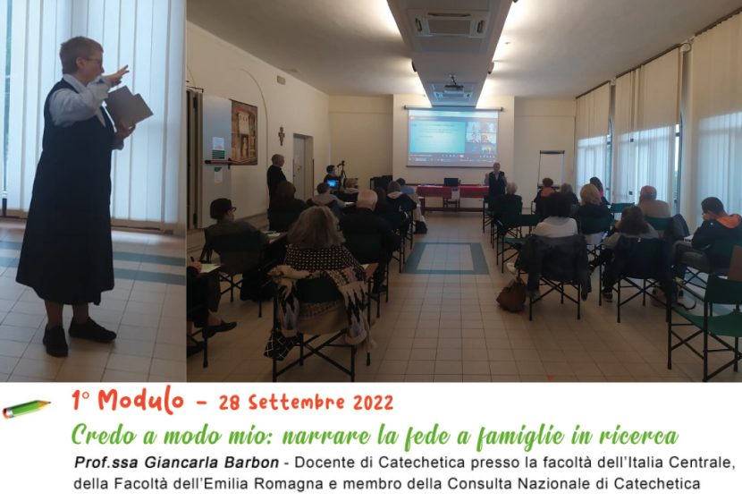 Si è svolto il 1° modulo del corso di formazione per insegnanti di religione organizzato dal centro di spiritualità S. Dorotea in collaborazione con l’Ufficio scuola della diocesi di Treviso