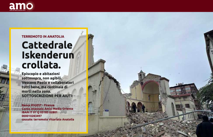 <strong>Appello da p. Paolo Bizzeti sj, vescovo in Anatolia – Emergenza terremoto</strong>